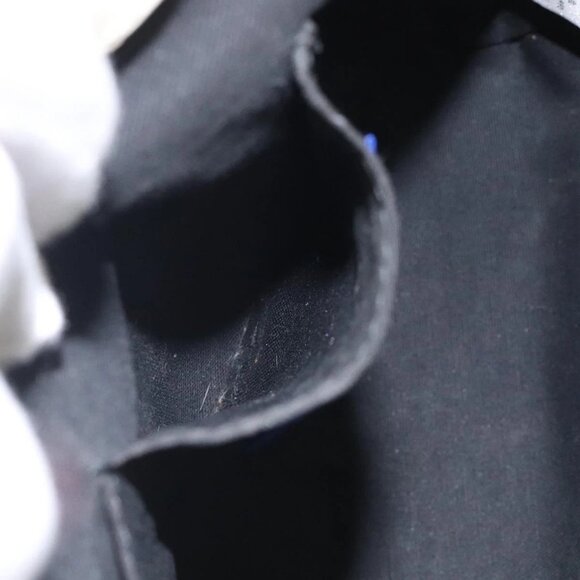 BURBERRY Blue Label Shoulder Bag Canvas Black White Auth ti3081 - Picture 12 of 16